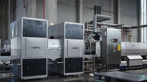 Cretel industrial washing systems for the fruit.